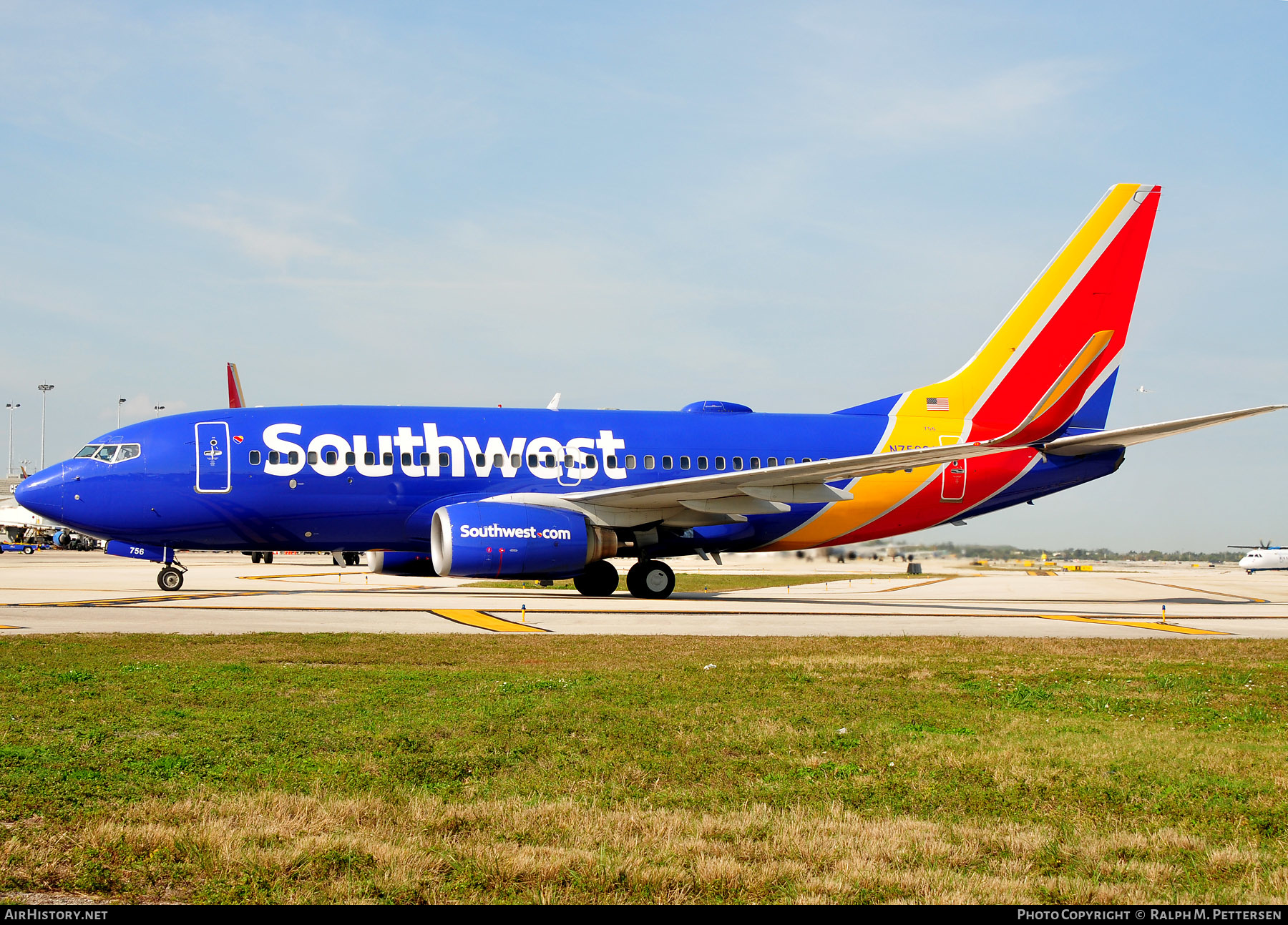Aircraft Photo of N756SA | Boeing 737-7H4 | Southwest Airlines | AirHistory.net #517005