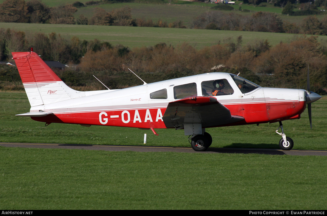 Aircraft Photo of G-OAAA | Piper PA-28-161 Cherokee Warrior II | AirHistory.net #517021