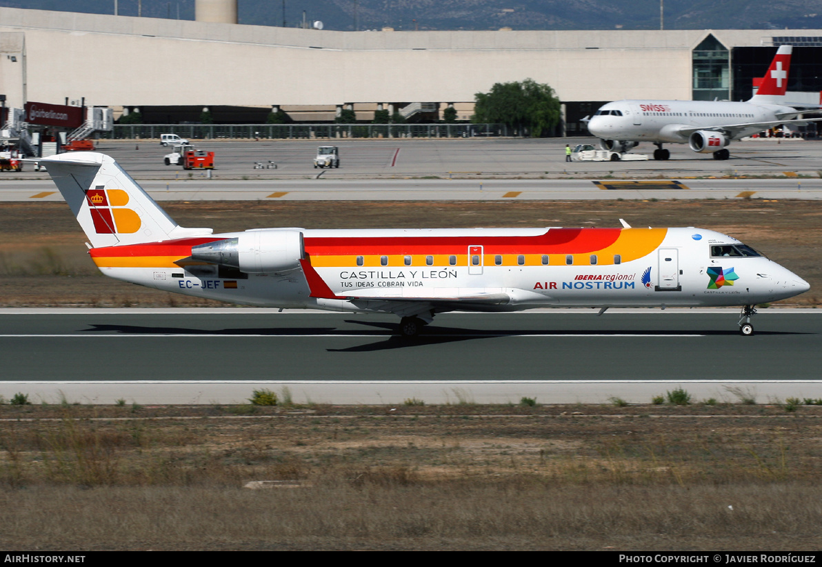 Aircraft Photo of EC-JEF | Bombardier CRJ-200ER (CL-600-2B19) | Iberia Regional | AirHistory.net #517041