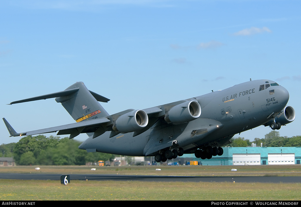 Aircraft Photo of 05-5145 / 55145 | Boeing C-17A Globemaster III | USA - Air Force | AirHistory.net #517069