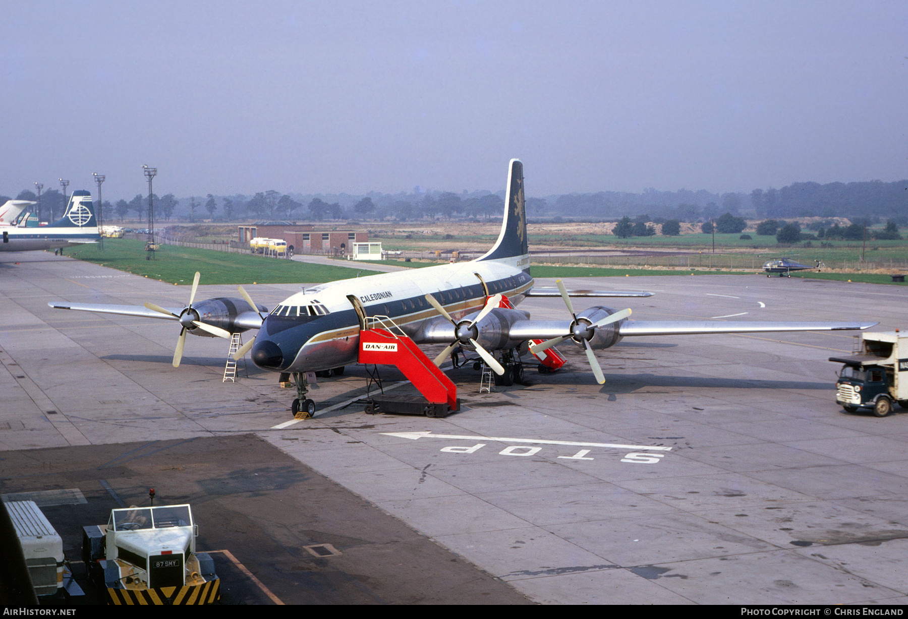 Aircraft Photo of G-ATMA | Bristol 175 Britannia 314 | Caledonian Airways | AirHistory.net #517080