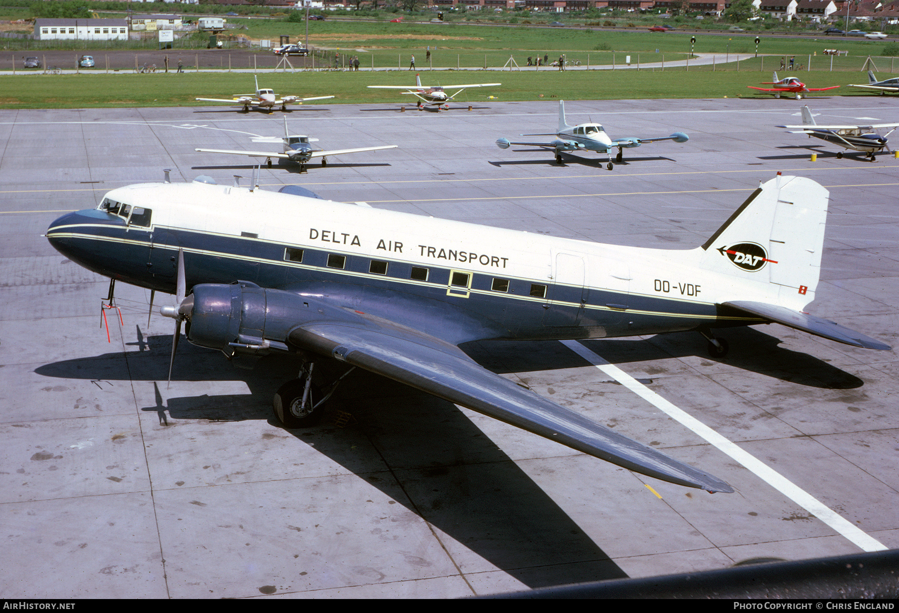 Aircraft Photo of OO-VDF | Douglas C-47A Skytrain | Delta Air Transport - DAT | AirHistory.net #517084