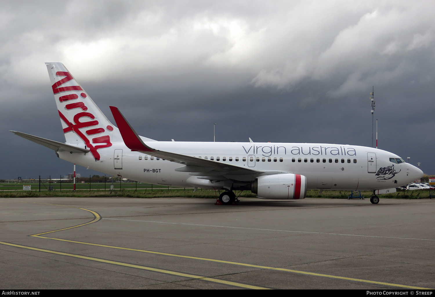 Aircraft Photo of PH-BGT / VH-NJV | Boeing 737-7K2 | Virgin Australia Airlines | AirHistory.net #517102