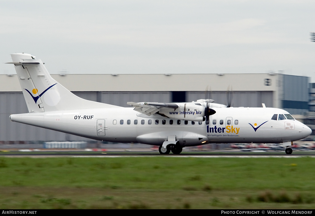 Aircraft Photo of OY-RUF | ATR ATR-42-500 | InterSky | AirHistory.net #517120