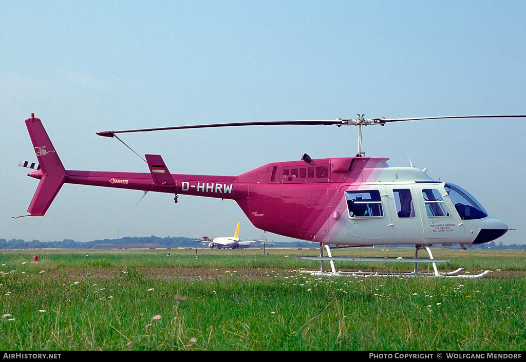 Aircraft Photo of D-HHRW | Bell 206L LongRanger | Helicopter-Service Hamburg | AirHistory.net #517125