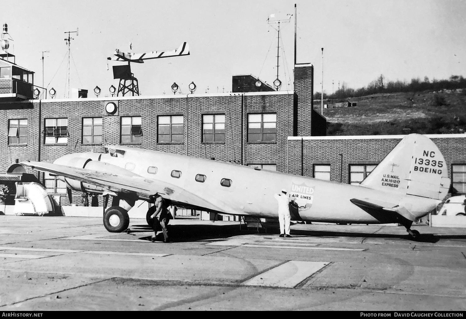 Aircraft Photo of NC13335 | Boeing 247 | United Air Lines | AirHistory.net #517132