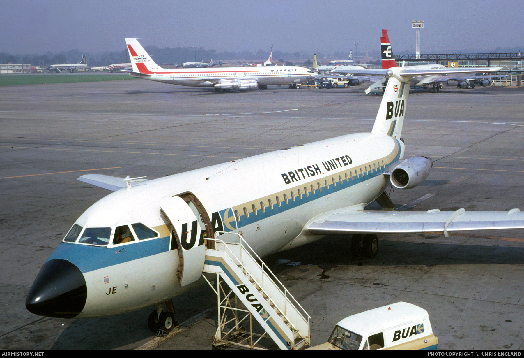 Aircraft Photo of G-ASJE | BAC 111-201AC One-Eleven | British United Airways - BUA | AirHistory.net #517142