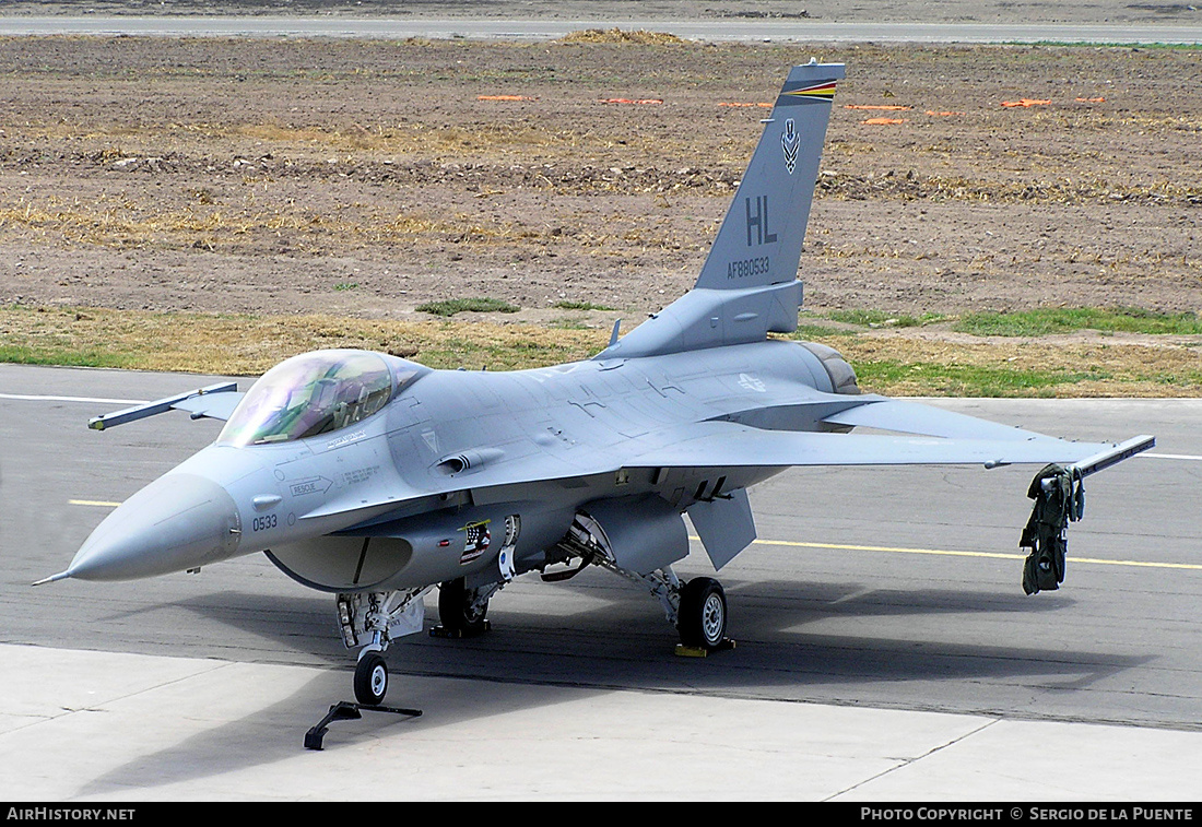 Aircraft Photo of 88-0533 / AF880533 | General Dynamics F-16C Fighting Falcon | USA - Air Force | AirHistory.net #517143