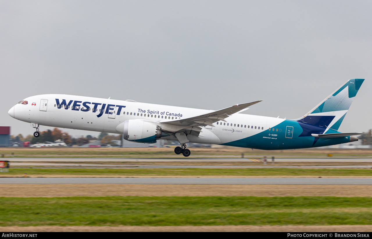 Aircraft Photo of C-GURP | Boeing 787-9 Dreamliner | WestJet | AirHistory.net #517148