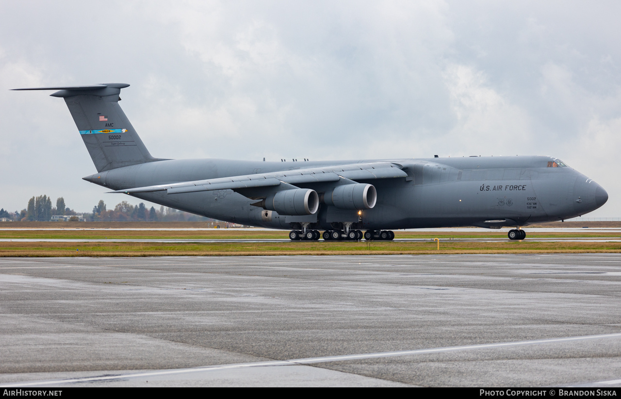 Aircraft Photo of 85-0002 / 50002 | Lockheed C-5M Super Galaxy (L-500) | USA - Air Force | AirHistory.net #517150