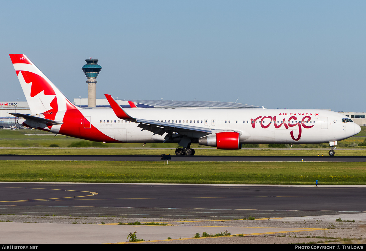 Aircraft Photo of C-FMWU | Boeing 767-333/ER | Air Canada Rouge | AirHistory.net #517186