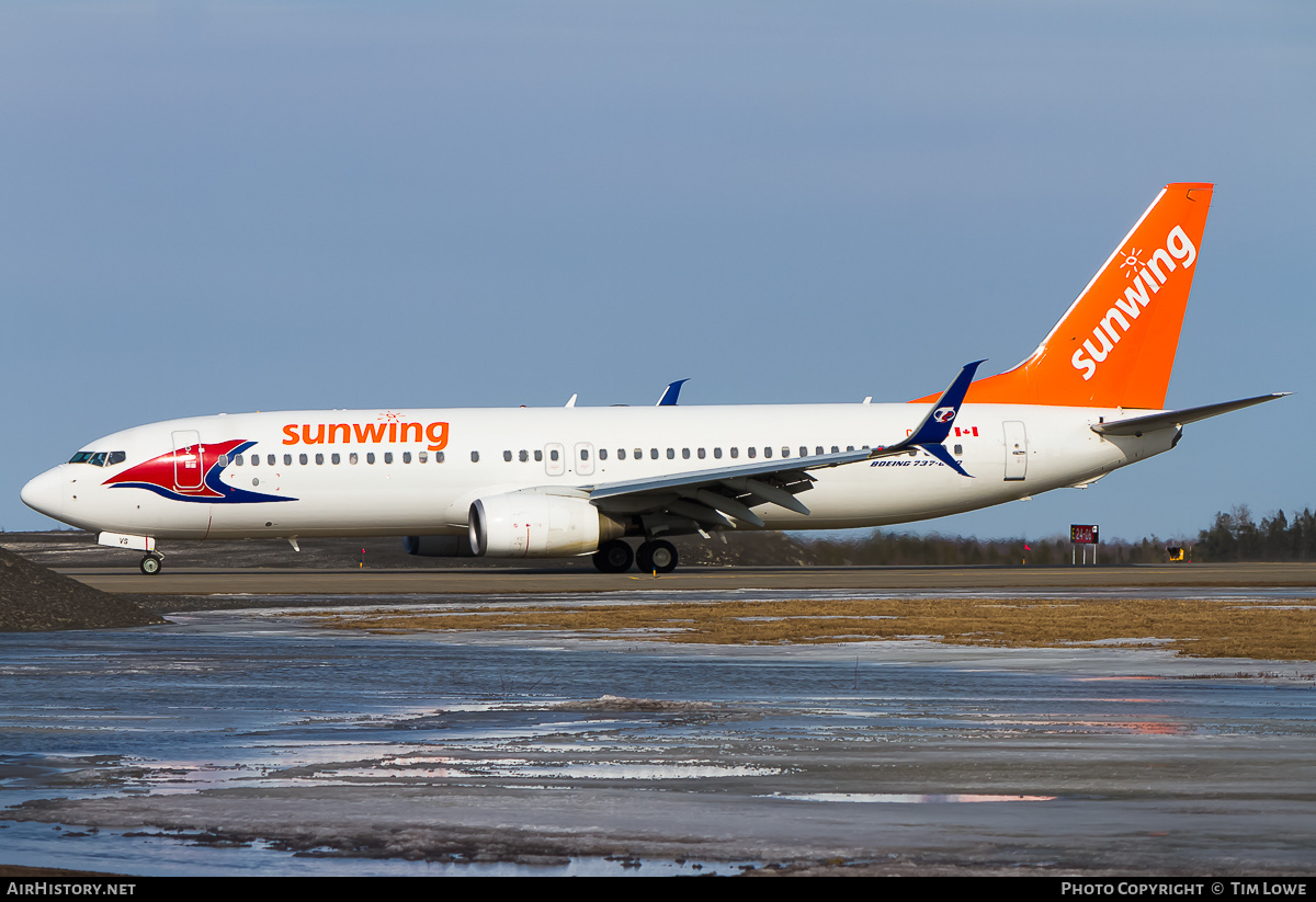 Aircraft Photo of C-GPVS | Boeing 737-86N | Sunwing Airlines | AirHistory.net #517187