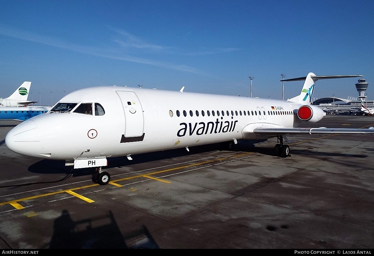 Aircraft Photo of D-AGPH | Fokker 100 (F28-0100) | Avanti Air | AirHistory.net #517197