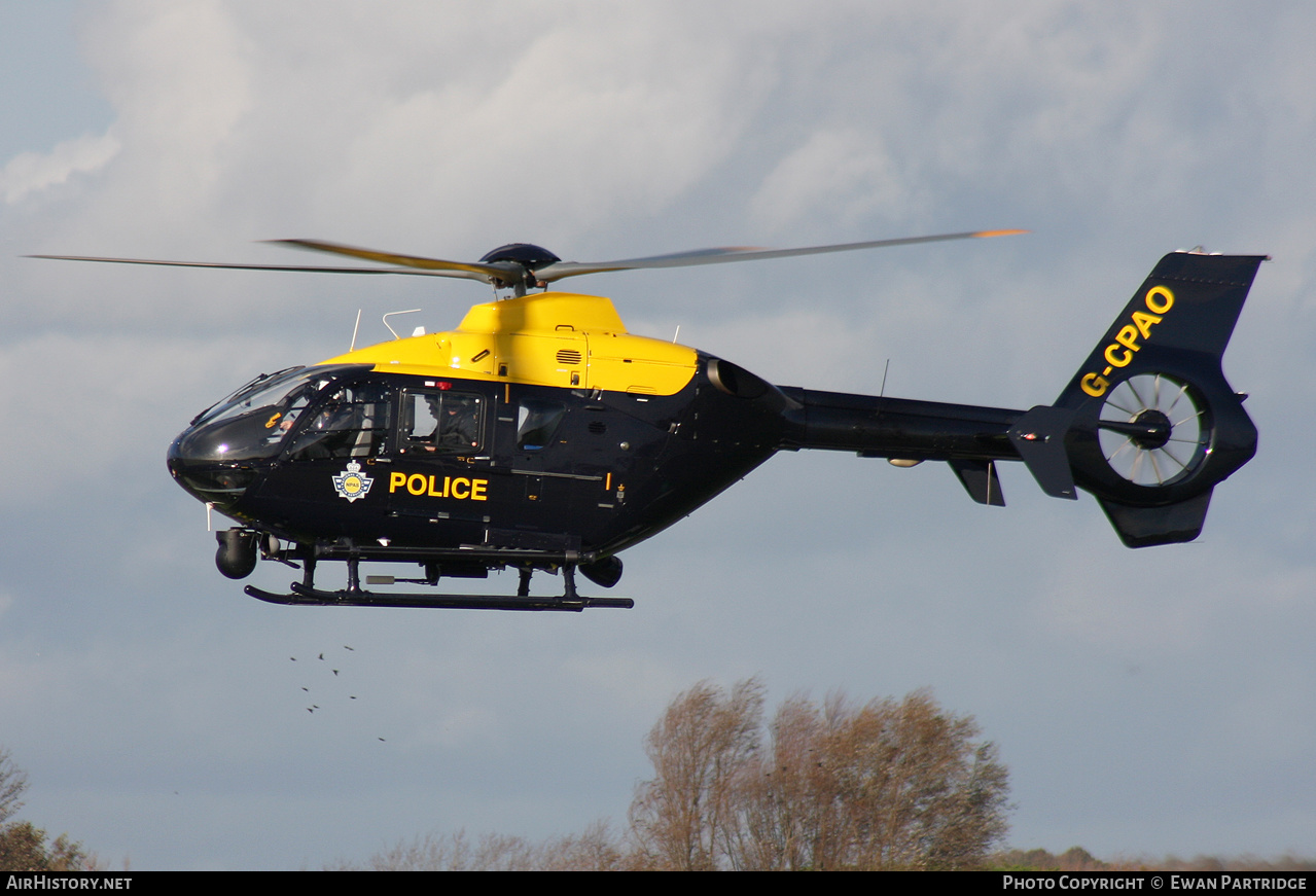 Aircraft Photo of G-CPAO | Eurocopter EC-135P-2+ | UK - West Yorkshire Police | AirHistory.net #517206