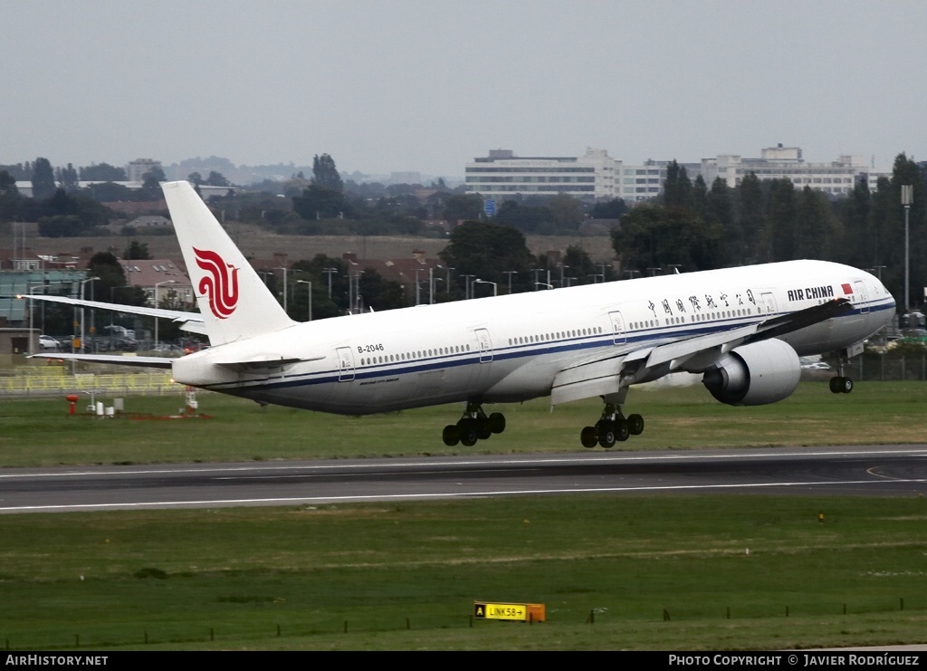 Aircraft Photo of B-2046 | Boeing 777-39L/ER | Air China | AirHistory.net #517209