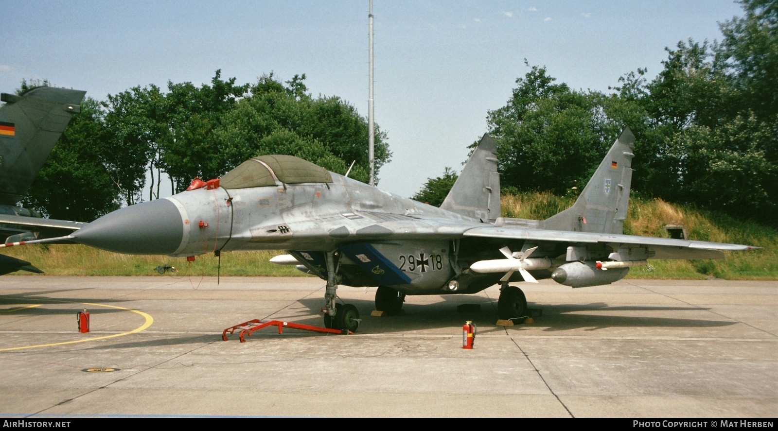 Aircraft Photo of 2918 | Mikoyan-Gurevich MiG-29G (9-12) | Germany - Air Force | AirHistory.net #517225