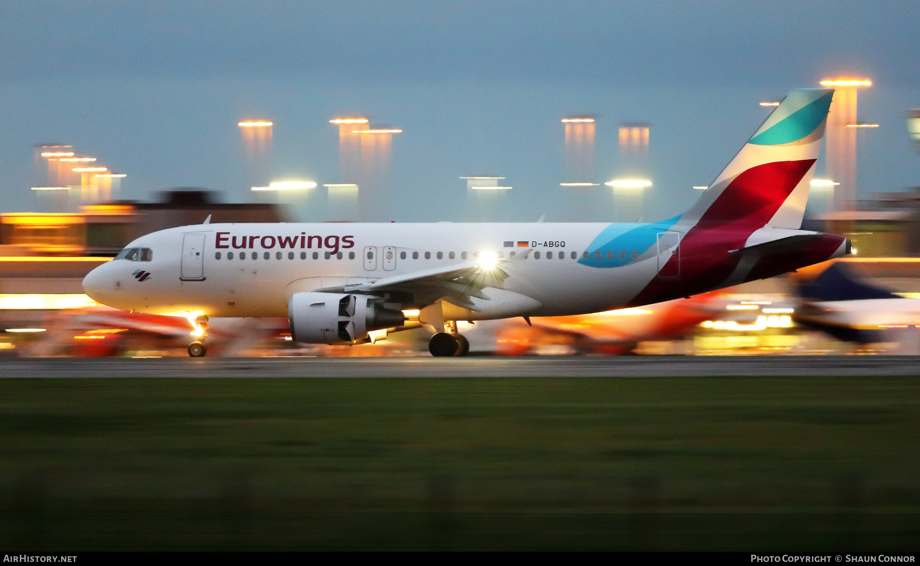 Aircraft Photo of D-ABGQ | Airbus A319-112 | Eurowings | AirHistory.net #517250