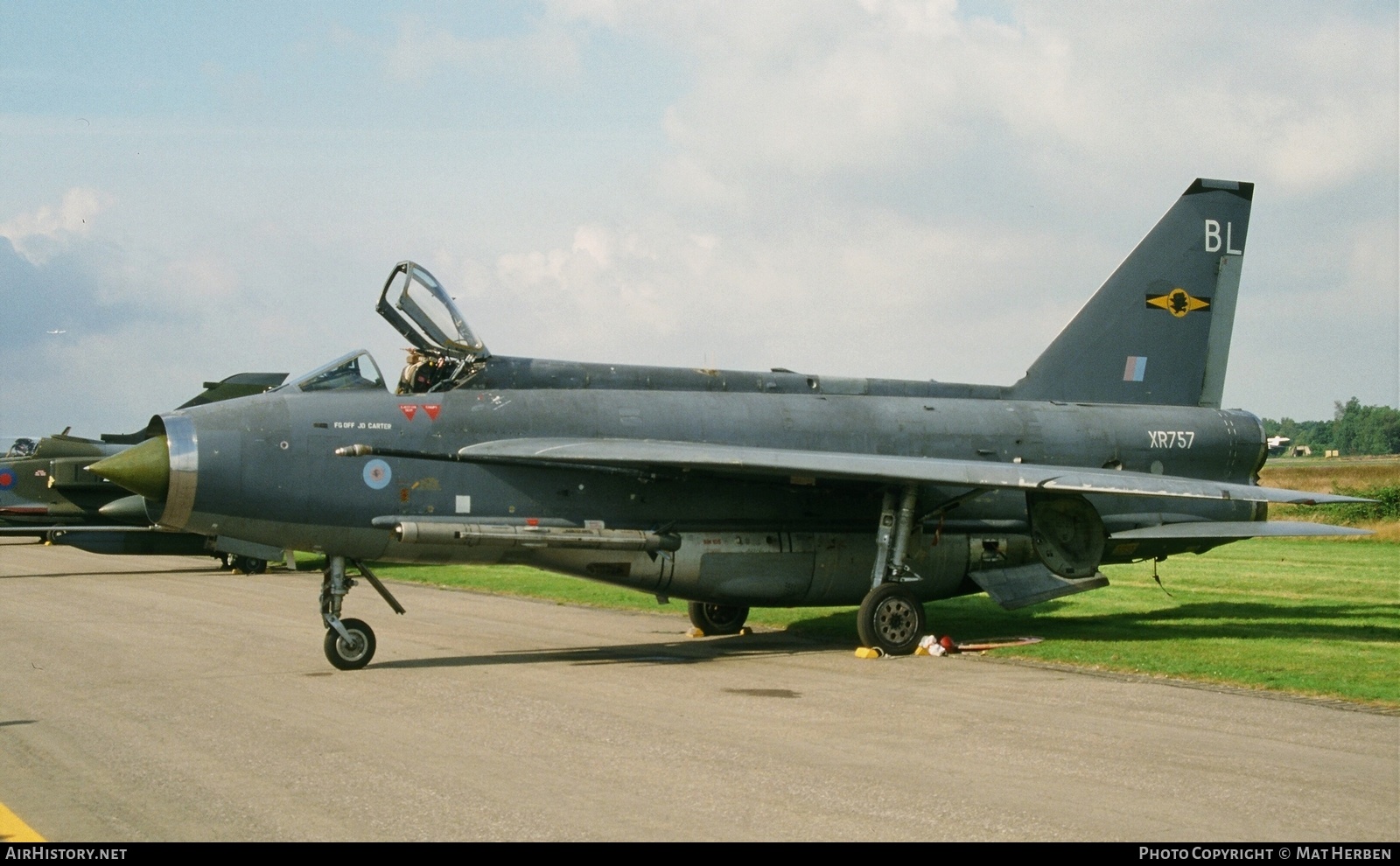 Aircraft Photo of XR757 | English Electric Lightning F6 | UK - Air Force | AirHistory.net #517308