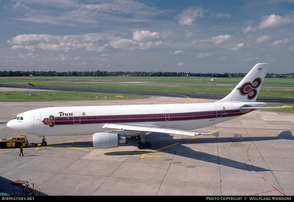 Aircraft Photo of HS-TAD | Airbus A300B4-601 | Thai Airways International | AirHistory.net #517326