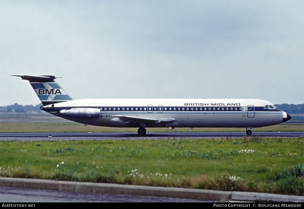 Aircraft Photo of G-AXLM | BAC 111-523FJ One-Eleven | British Midland Airways - BMA | AirHistory.net #517327