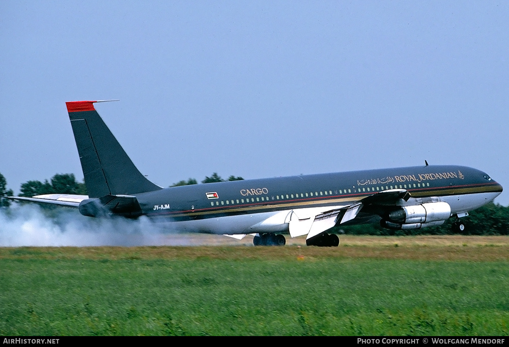 Aircraft Photo of JY-AJM | Boeing 707-365C | Royal Jordanian Airlines Cargo | AirHistory.net #517336