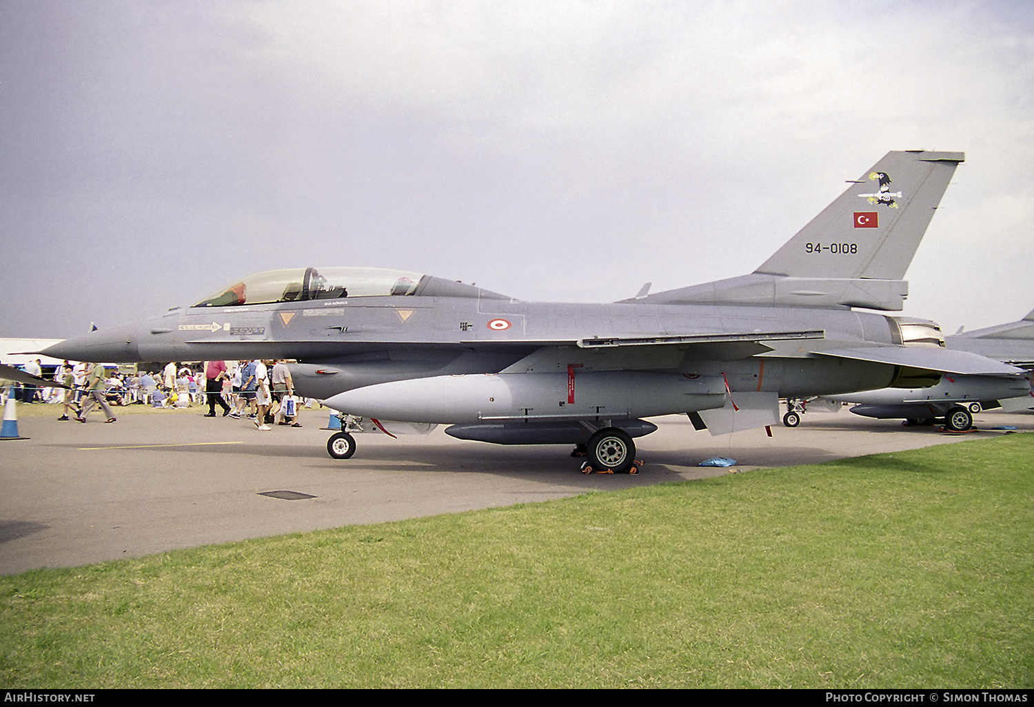Aircraft Photo of 94-0108 | Lockheed Martin F-16DJ Fighting Falcon | Turkey - Air Force | AirHistory.net #517385