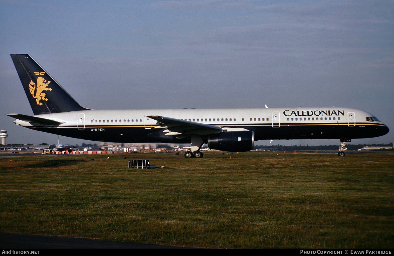 Aircraft Photo of G-BPEH | Boeing 757-236 | Caledonian Airways | AirHistory.net #517410