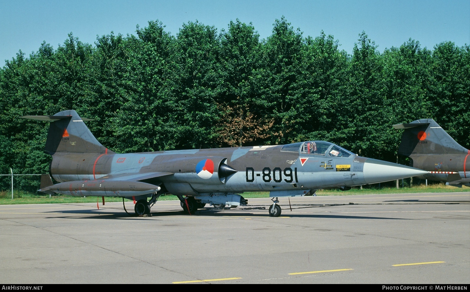 Aircraft Photo of D-8091 | Lockheed F-104G Starfighter | Netherlands - Air Force | AirHistory.net #517413