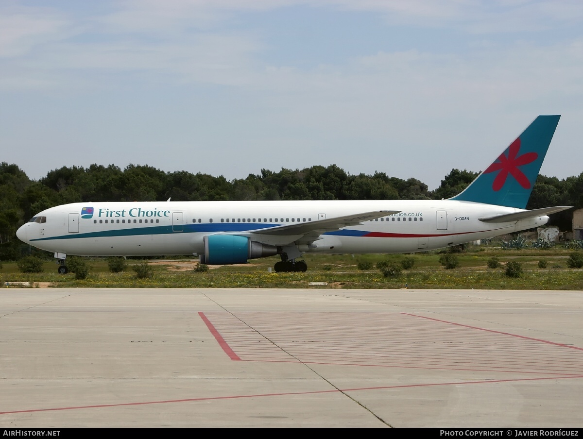 Aircraft Photo of G-OOAN | Boeing 767-39H/ER | First Choice Airways | AirHistory.net #517431