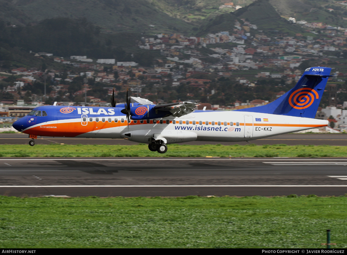 Aircraft Photo of EC-KKZ | ATR ATR-72-500 (ATR-72-212A) | Islas Airways | AirHistory.net #517433