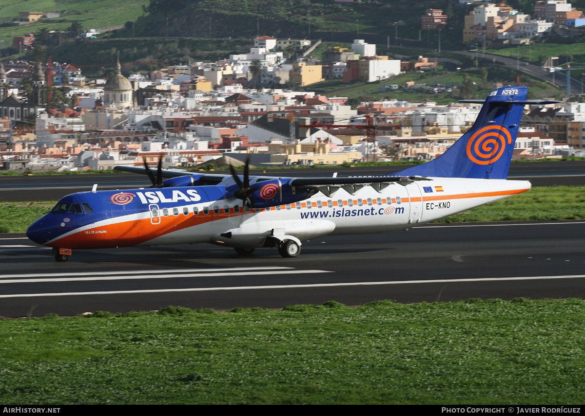 Aircraft Photo of EC-KNO | ATR ATR-72-500 (ATR-72-212A) | Islas Airways | AirHistory.net #517434