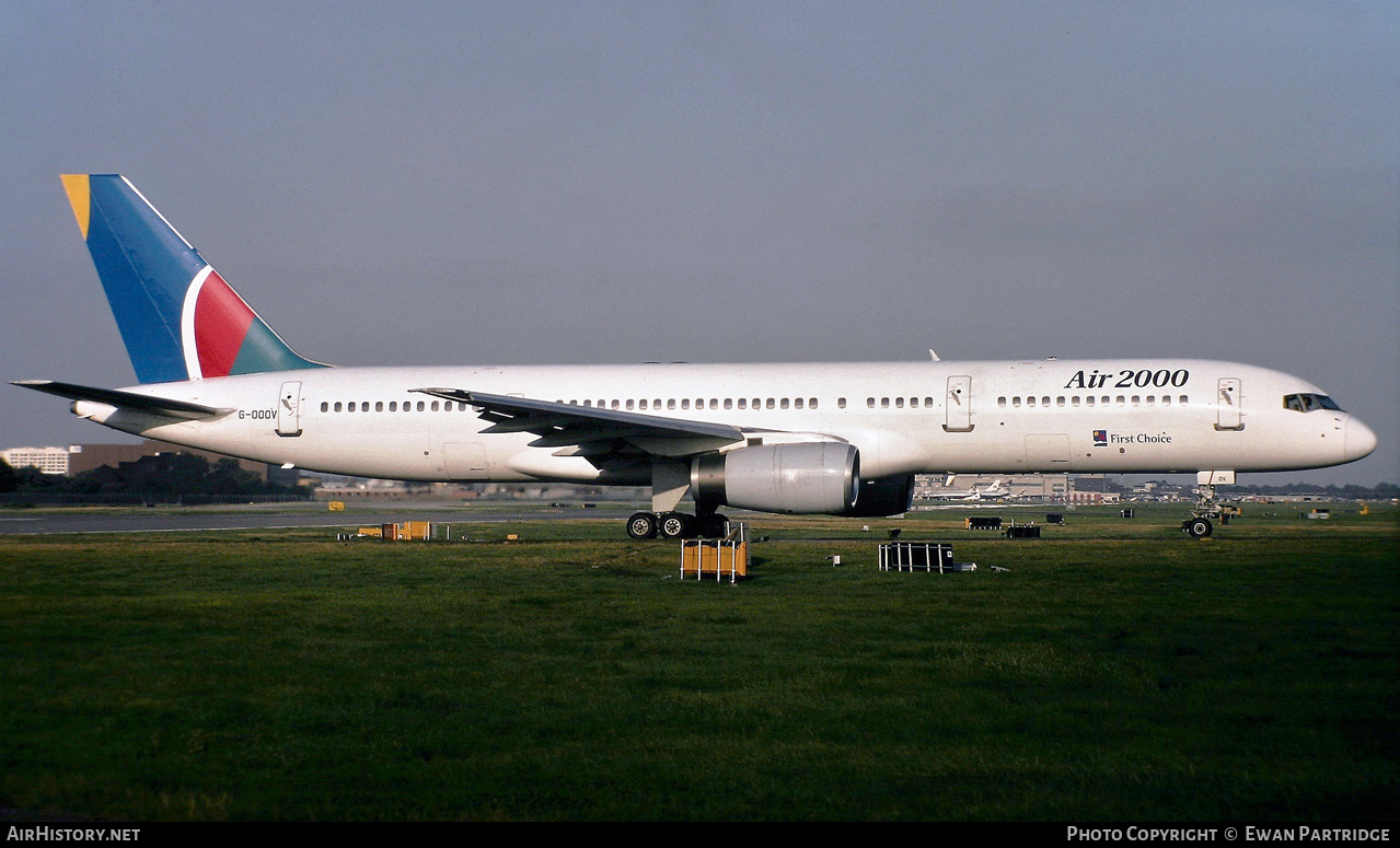 Aircraft Photo of G-OOOV | Boeing 757-225 | Air 2000 | AirHistory.net #517438