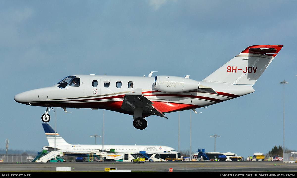 Aircraft Photo of 9H-JDV | Cessna 525 CitationJet M2 | AirHistory.net #517454