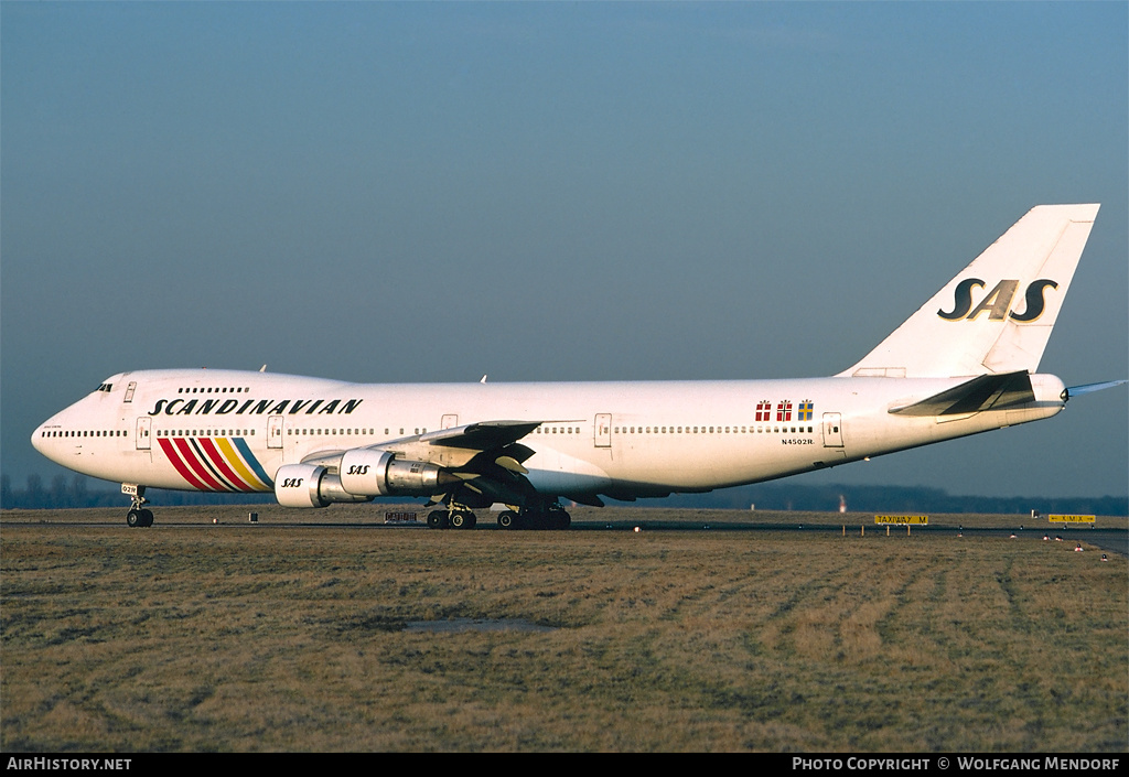 Aircraft Photo of N4502R | Boeing 747-283B | Scandinavian Airlines - SAS | AirHistory.net #517472