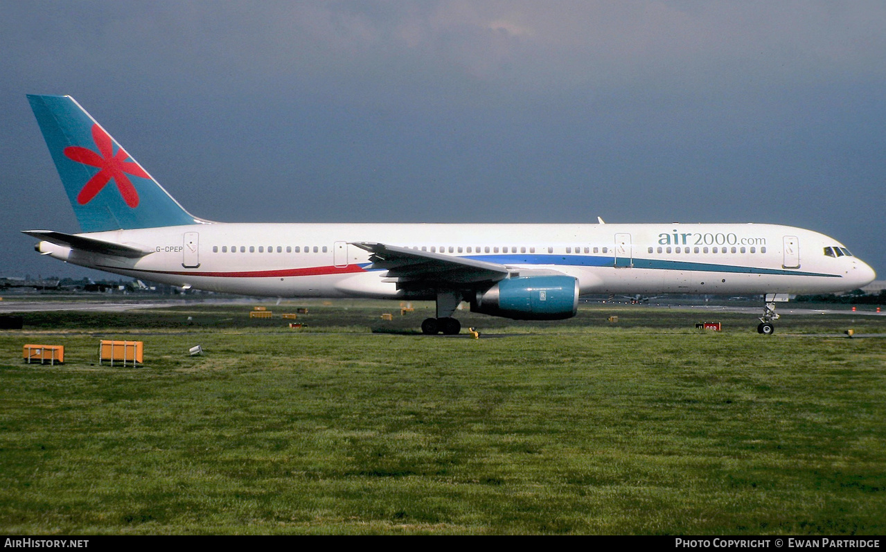 Aircraft Photo of G-CPEP | Boeing 757-2Y0 | Air 2000 | AirHistory.net #517485