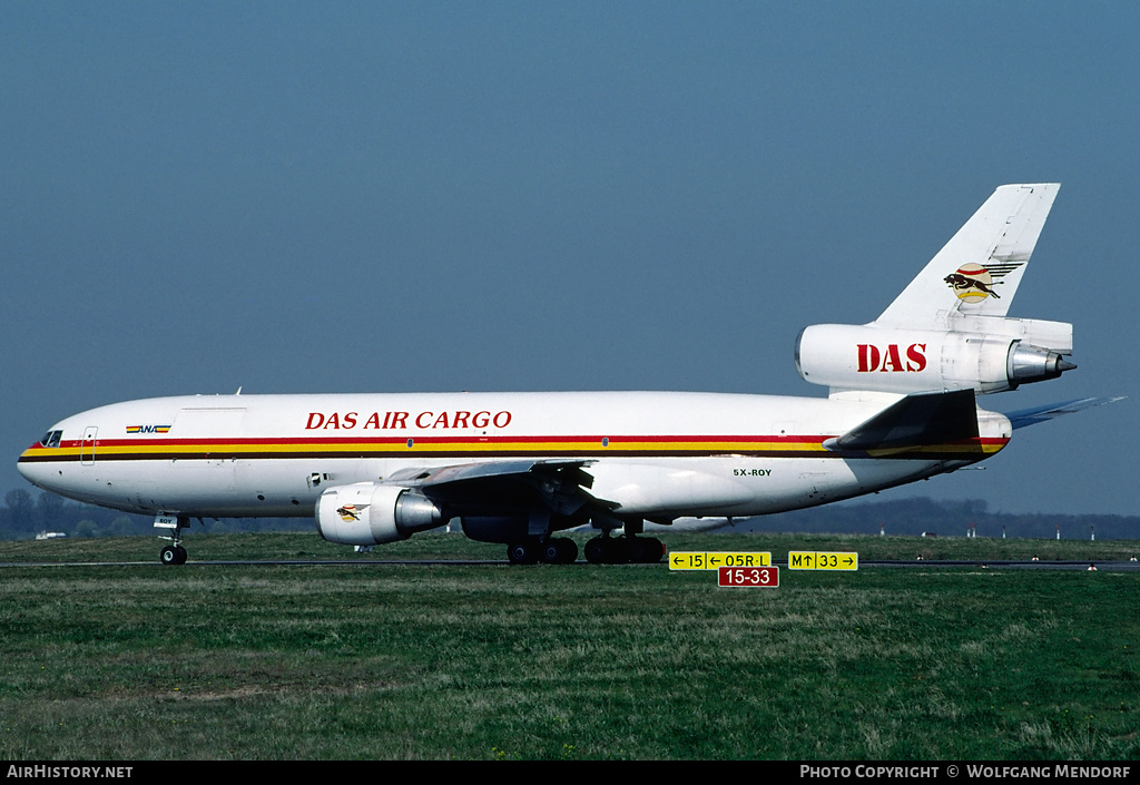 Aircraft Photo of 5X-ROY | McDonnell Douglas DC-10-30(F) | DAS Air Cargo - Dairo Air Services | AirHistory.net #517493