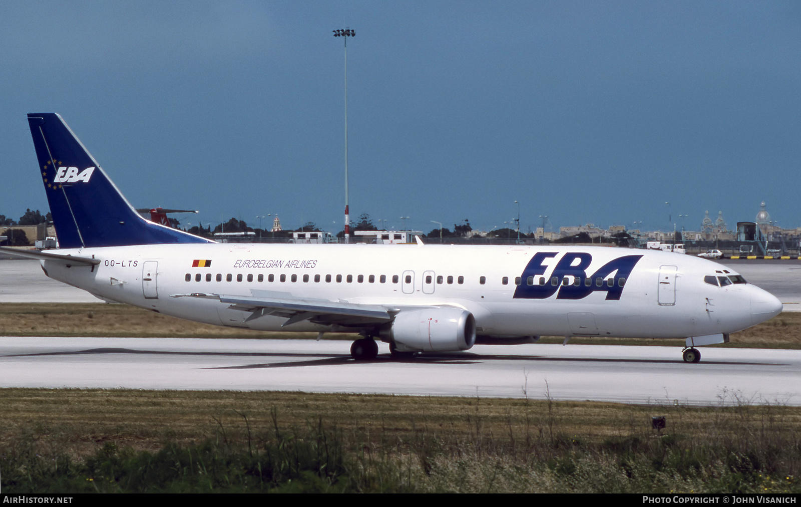 Aircraft Photo of OO-LTS | Boeing 737-436 | EBA - Eurobelgian Airlines | AirHistory.net #517507