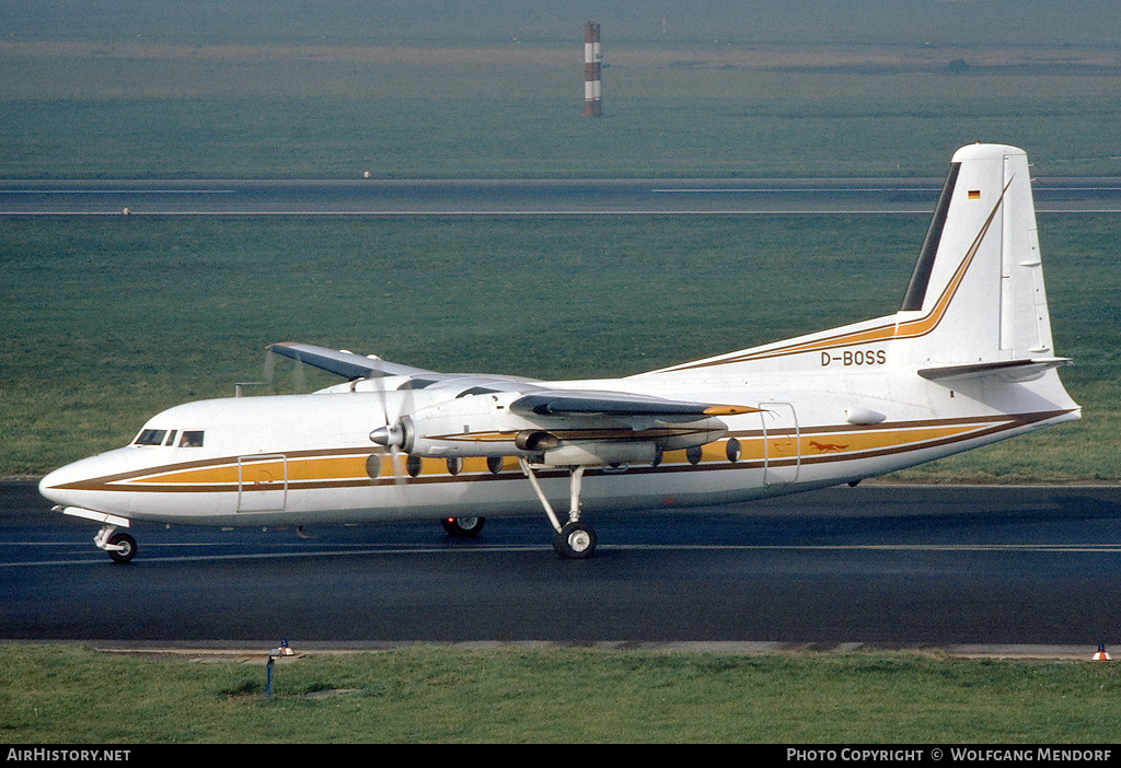 Aircraft Photo of D-BOSS | Fairchild F-27J | Holstenflug | AirHistory.net #517521