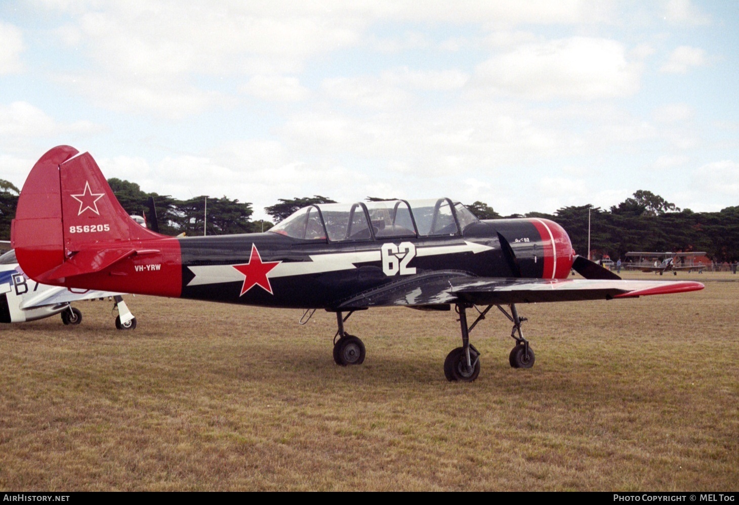 Aircraft Photo of VH-YRW / 62 white | Yakovlev Yak-52 | Soviet Union - Air Force | AirHistory.net #517531