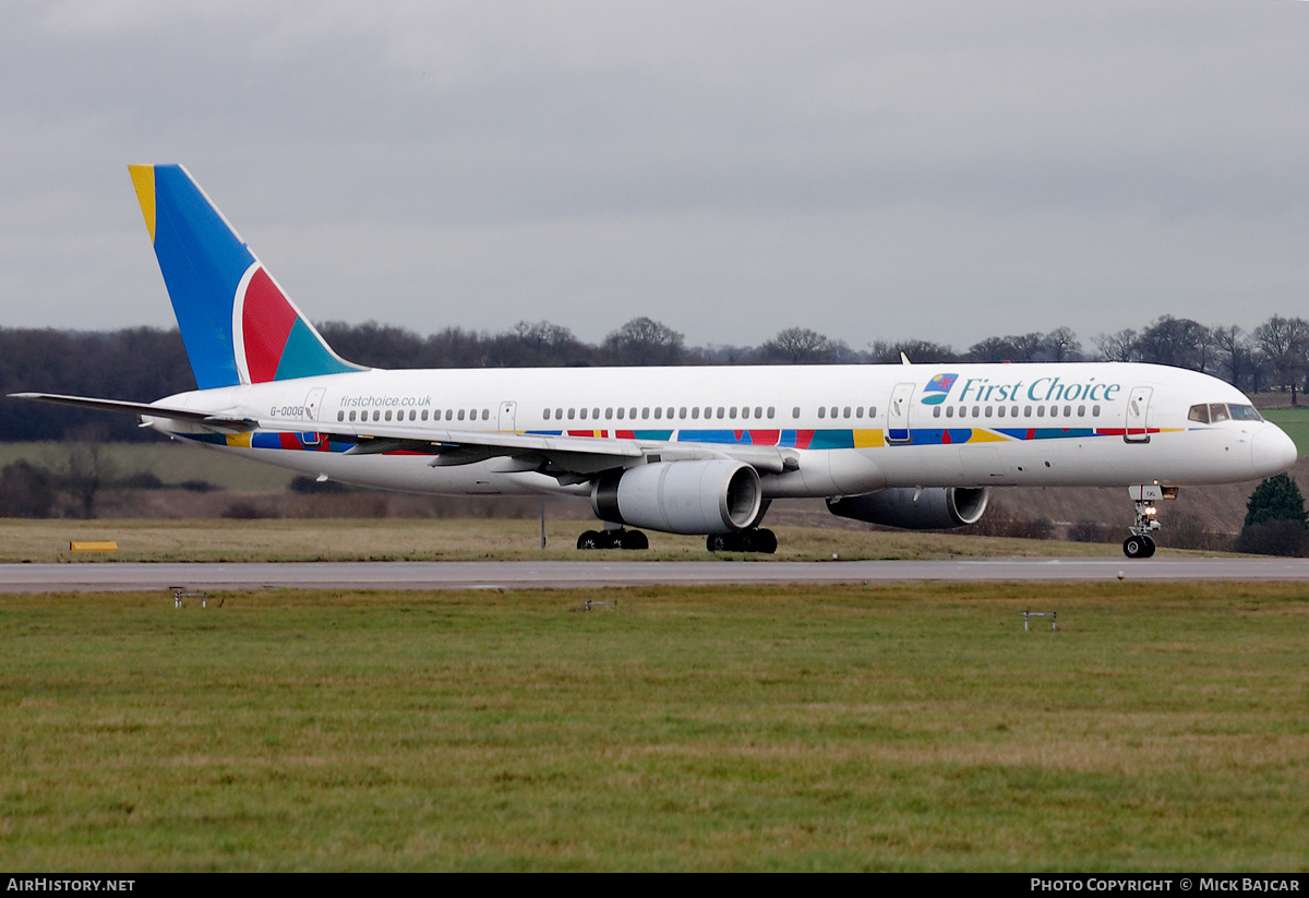 Aircraft Photo of G-OOOG | Boeing 757-23A | First Choice Airways | AirHistory.net #517538