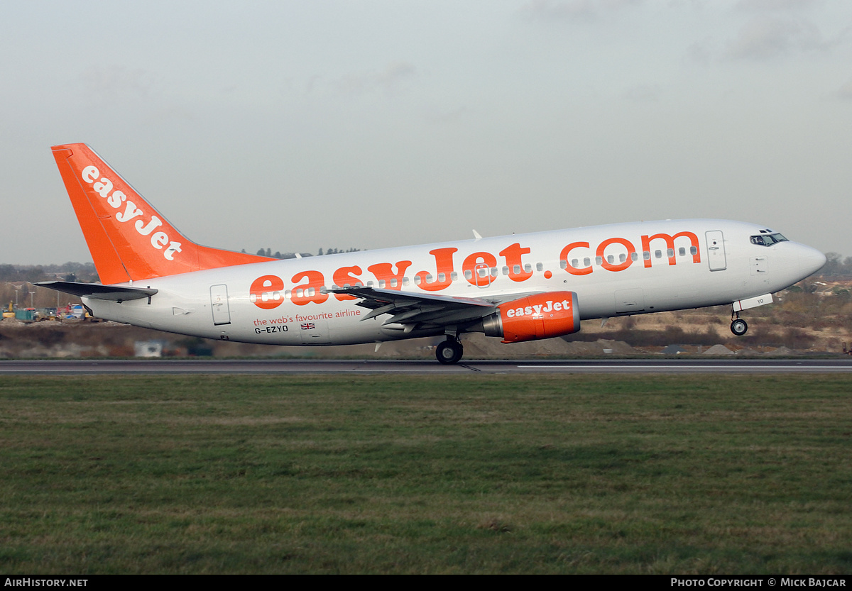 Aircraft Photo of G-EZYO | Boeing 737-33V | EasyJet | AirHistory.net #517583