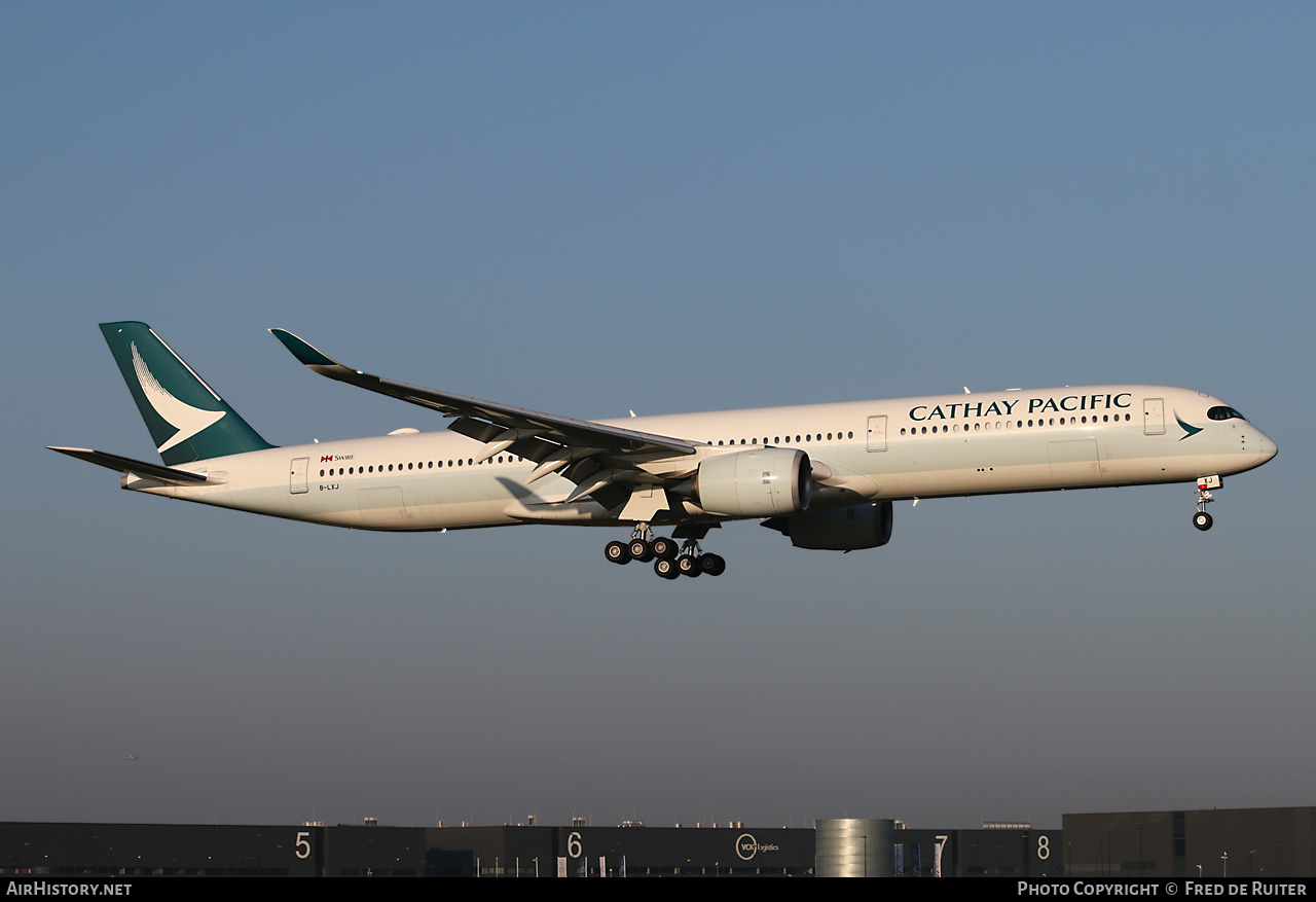 Aircraft Photo of B-LXJ | Airbus A350-1041 | Cathay Pacific Airways | AirHistory.net #517627