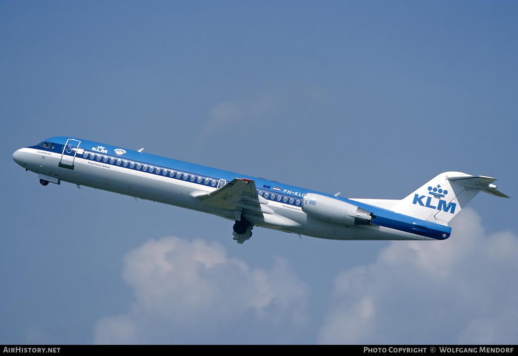 Aircraft Photo of PH-KLC | Fokker 100 (F28-0100) | KLM - Royal Dutch Airlines | AirHistory.net #517649