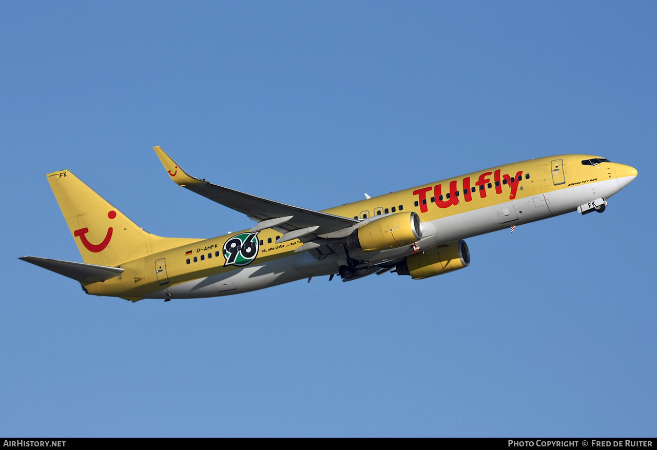 Aircraft Photo of D-AHFK | Boeing 737-8K5 | TUIfly | AirHistory.net #517652