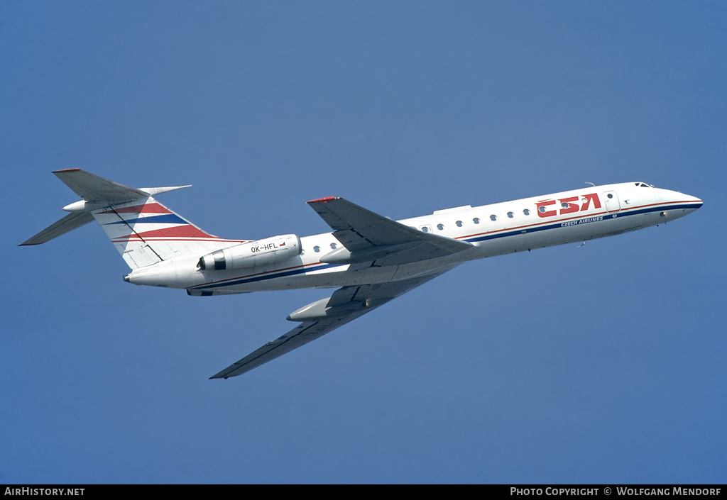 Aircraft Photo of OK-HFL | Tupolev Tu-134A | ČSA - Czech Airlines | AirHistory.net #517668