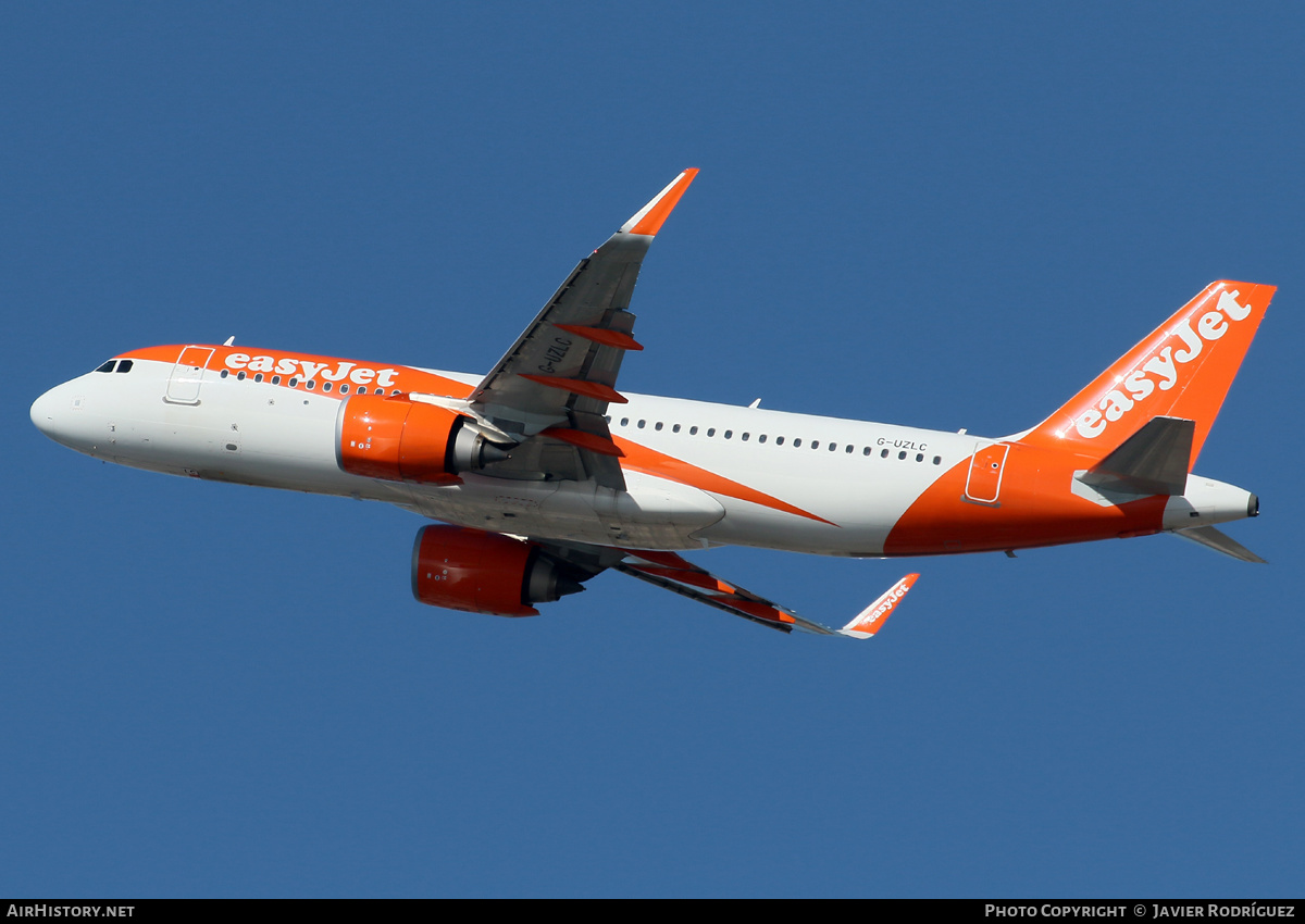 Aircraft Photo of G-UZLC | Airbus A320-251N | EasyJet | AirHistory.net #517681