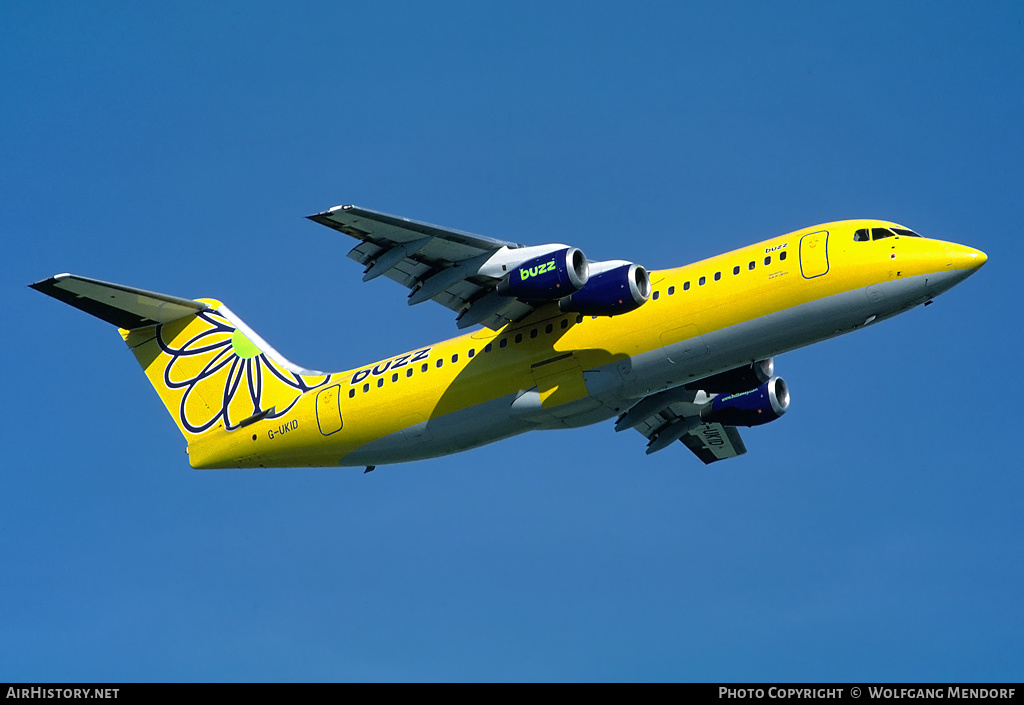 Aircraft Photo of G-UKID | British Aerospace BAe-146-300 | Buzz | AirHistory.net #517683