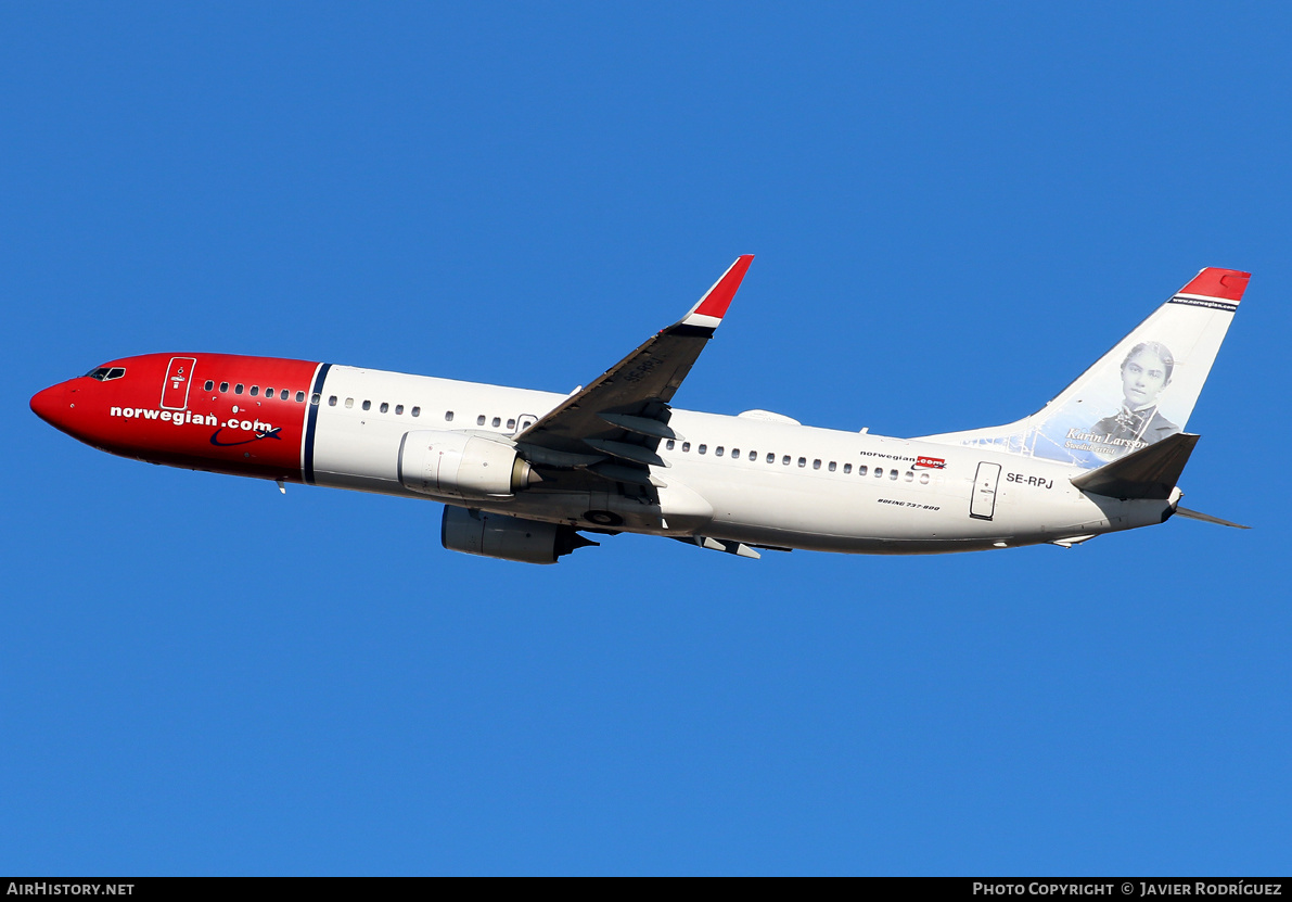 Aircraft Photo of SE-RPJ | Boeing 737-8JP | Norwegian | AirHistory.net #517698