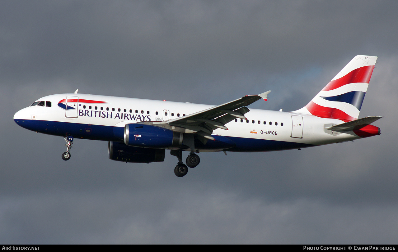 Aircraft Photo of G-DBCE | Airbus A319-131 | British Airways | AirHistory.net #517701