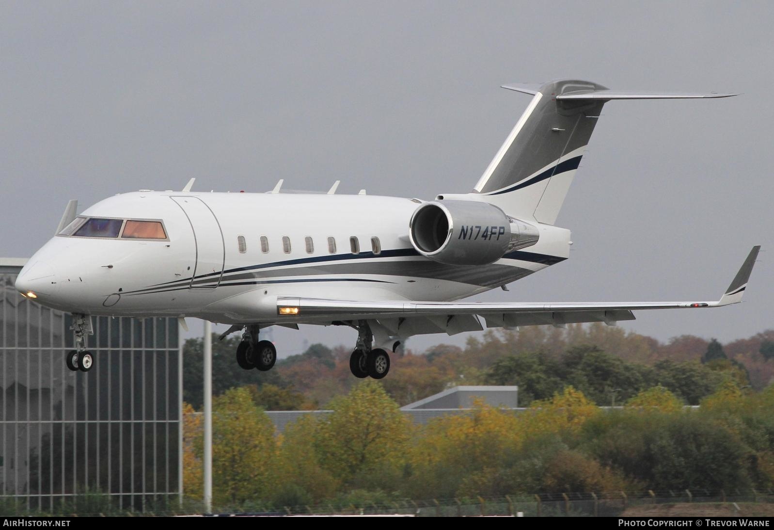 Aircraft Photo of N174FP | Bombardier Challenger 604 (CL-600-2B16) | AirHistory.net #517710
